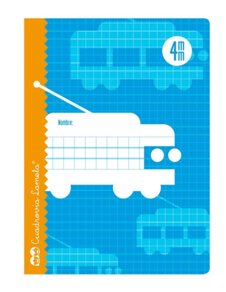 LIBRETA 4º 30H 70G CUADROVIA 4MM